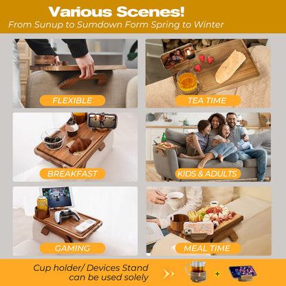 4-in-1 Couch Arm Table