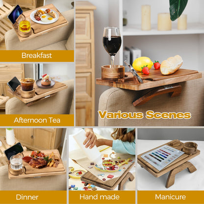 4-in-1 Couch Arm Table