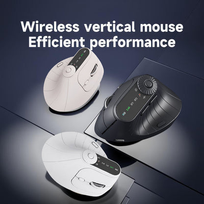 Ergonomic Triple-Connect Wireless Mouse