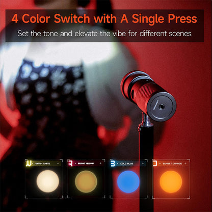 Portable RGB Photography Flashlight