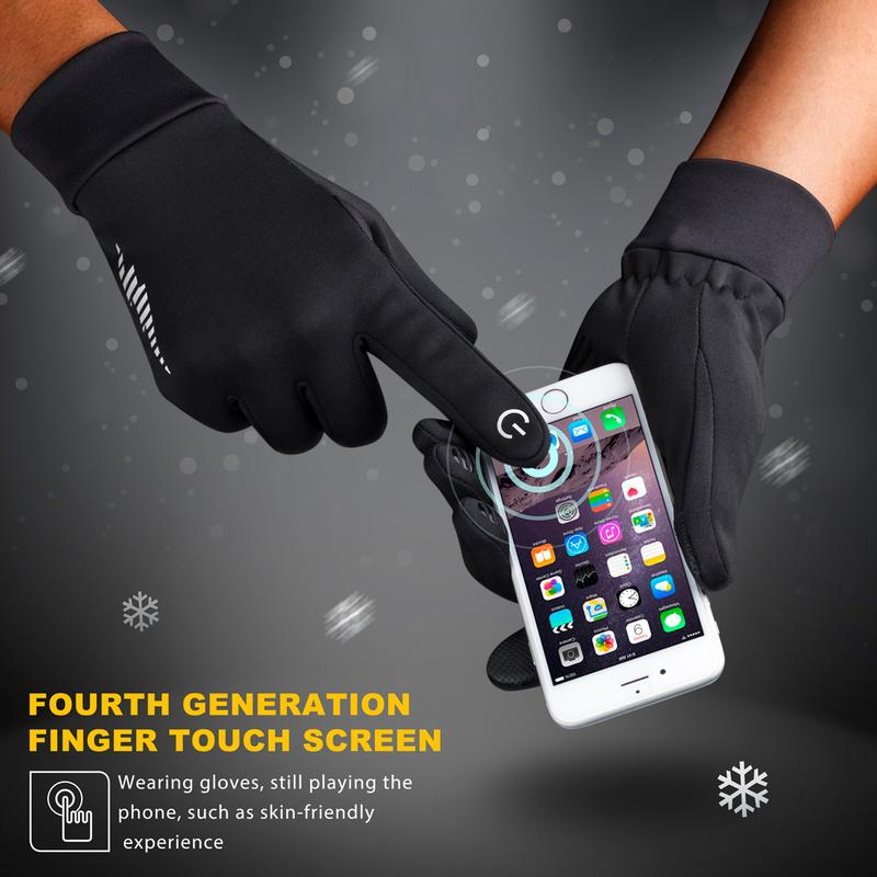 🔥Last Day Buy 1 Pair, Get 1 Pair FREE!🎁Winter Gloves Women Men Ski Gloves Liners Thermal Warm Touch Screen, Perfect for Cycling, Running, Driving, Hiking, Walking, Texting, Freezer Work, Gardening, and Daily Activities