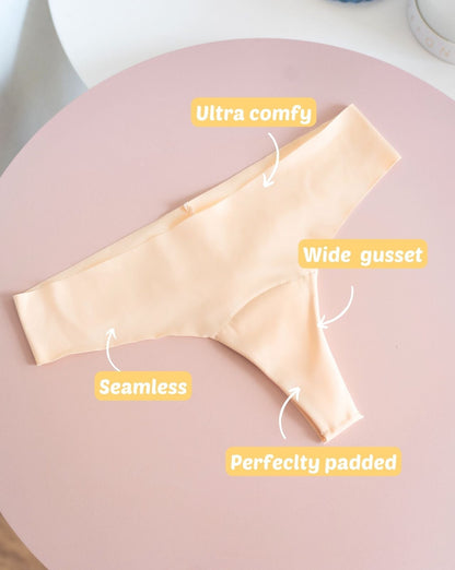 Front-Wedgie Proof Thong