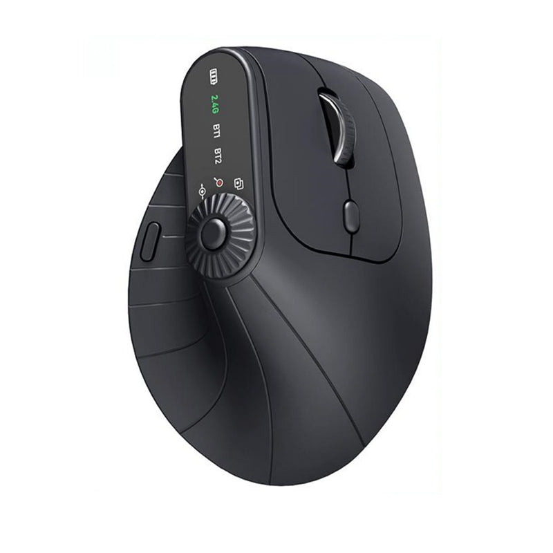 Ergonomic Triple-Connect Wireless Mouse
