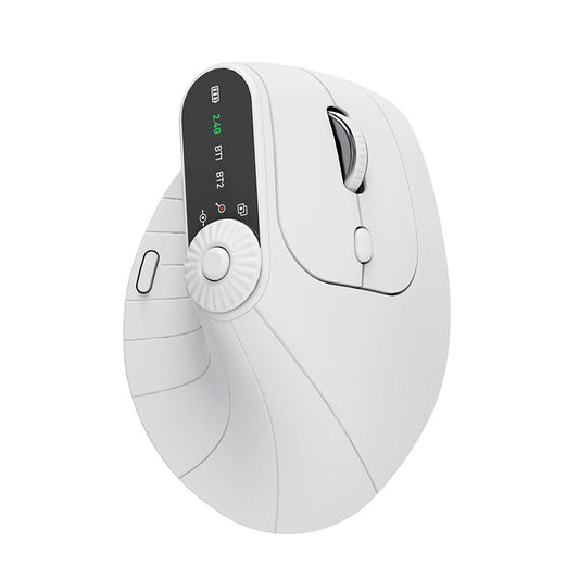 Ergonomic Triple-Connect Wireless Mouse