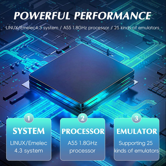 Retro Handheld Game Console Player