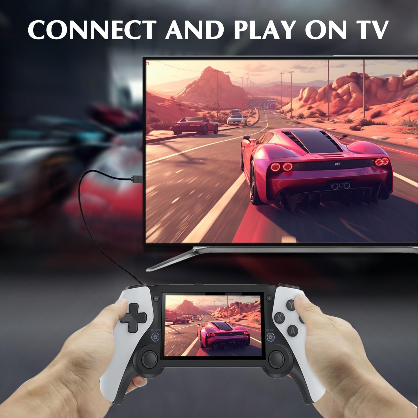 Retro Handheld Game Console Player